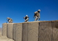 زنك الجدار العسكري للجيش - حواجز دفاعية من نوع Hesco Barrier Bastion للفيضانات