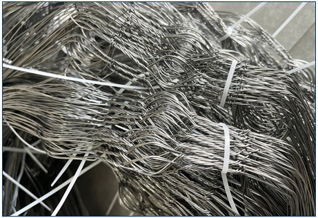 شبكة دفاعية للدبابات من الأسلاك ذات الرؤية المنخفضة MZP، بسماكة 0.5-0.9 مم 4