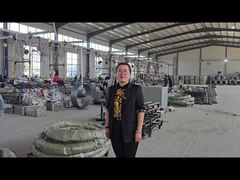 حاجز سلك شائك من الفولاذ المقاوم للصدأ BTO-22 بقطر 450 مم، 35 متر لكل لفة