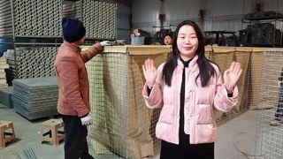 الحواجز الملحومة المجلفنة حواجز الحصن جدار الفيضانات الرملية