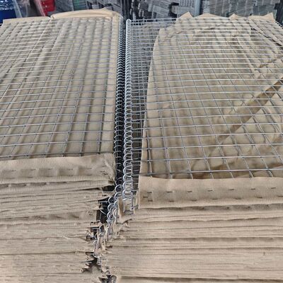 Galvanized Welded Mesh Retaining Wall Defensive Barriers For Sand Wall Barrier