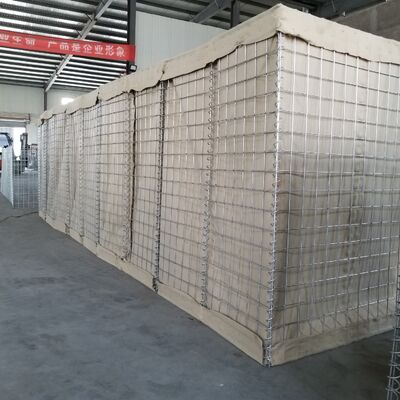 Anti-Corrosion Galvanized Iron Wire Welded Cage Defense Barrier Heavy Duty Sand Wall Bastion ML Fence Explosion-Proof Tactical