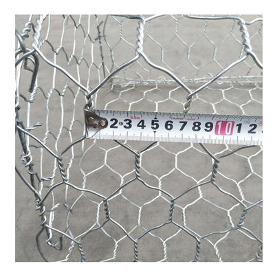 4 × 1 × 1 م سلال التراب المعدنية بالغمس الساخن شبكة سلكية مجلفنة