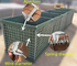 ISO CE Anti Corrosion Military Sand Wall Hesco Barrier متانة عالية