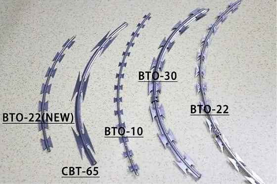 CBT الحلاقة الأسلاك الشائكة للصيانة مكافحة الصدأ حلاقة شفرة الأسلاك الشائكة خيط مزدوج في الألواح