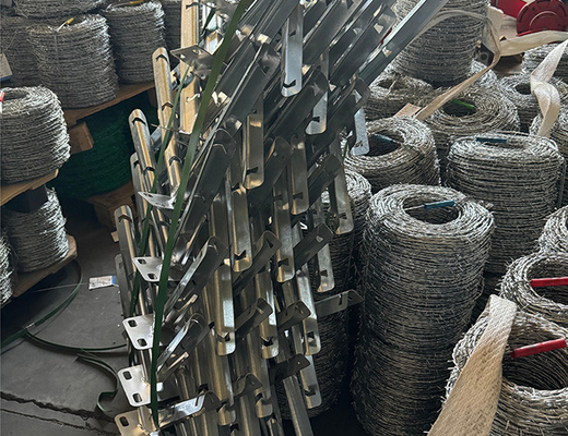 سلك ذو أسلاك شائكة ذو قطر كبير للحدود الآمنة