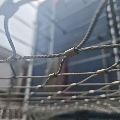 Kn Metal Wire Mesh Anti-Drone Net High Ductility Stretchable Metal Stainless Steel 304