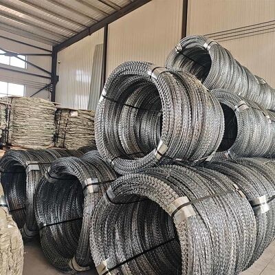 Galvanized Blade Wire/Razor Barbed Wire Hot Dipped Galvanized Razor Wire