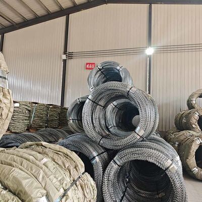 Hot-Dip Galvanized Blade Barbed Wire Razor Barbed Wire Farm Security Anti Climbing