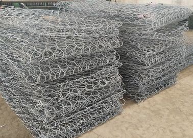 تراجع الساخنة المجلفن المنسوجة سداسي شبكة سلكية التراب سلة 2.0-4.0mm سلك Guage