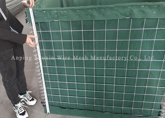 4.0 MM عسكرية الدفاعية حواجز هيسكو الحواجز الدفاعية للحصون العربية للسياج المعدني