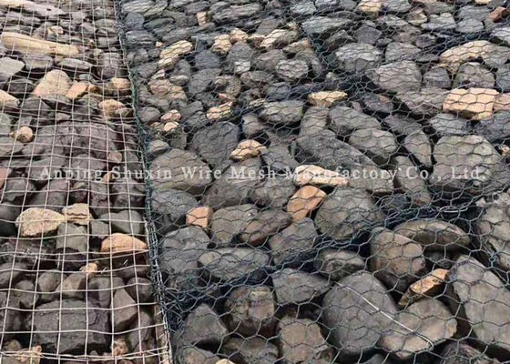 2.0mm بولي كلوريد الفينيل المغلفة جسر حماية المنسوجة سلال التراب