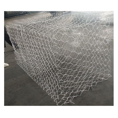 4.0mm صندوق التراب شبكة سلكية حديدية سداسية 2x1x1 M