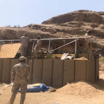 حلول الوقاية من حاجز الحماية من الفيضانات المجلفنة بواسطة صندوق التراب الملحوم