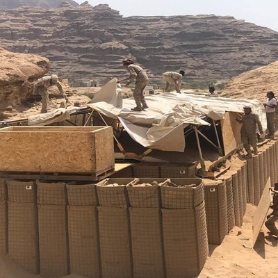 برج الحرس الحاجز المجلفن الملحوم من Hesco لقسم Denfese العسكري