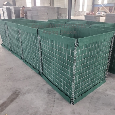 أمان محيطي مضاد للتآكل Mil 7 Hesco Wall Barrier واقية من الانفجار