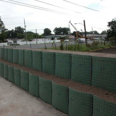 حفزت Hesco Bastions كشبكة حماية التراب تستخدم حواجز الجدار