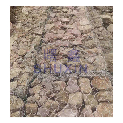 صناديق الغابيون المسالك الستة الأطراف قفص 3*1*1m لحماية النهر