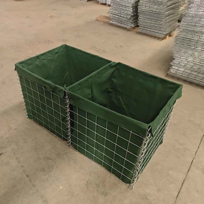 5mm Hot dipped earth filled defensive barriers  Customized produce