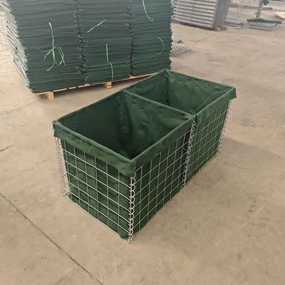 الجدار الحاجز الدفاعي للجيش من الفولاذ المغلف لمنع الفيضانات