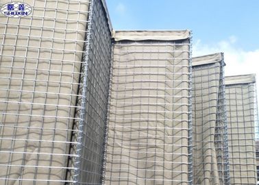 جدار التراب مربع الجدار HESCO الحواجز الدفاعية للجيش عمان صديقة للبيئة