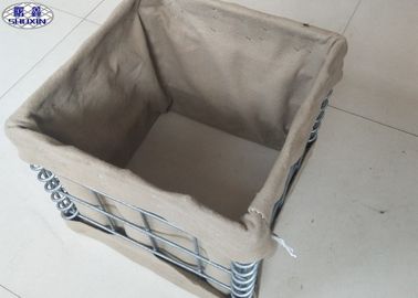 التراب العسكرية مربع هيسكو الحواجز الدفاعية أسلاك الفولاذ المواد 3 سنوات الضمان
