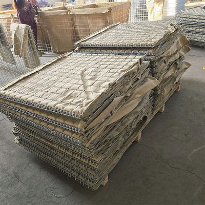 Galvanized Welded Wire Mesh Defensive Barrier Security Gabion Wall