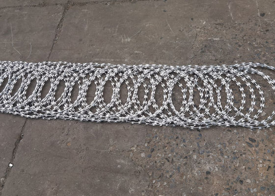 Durable Galvanized Razor Concertina Barbed Wire 450mm Razor Barbed Wire Price