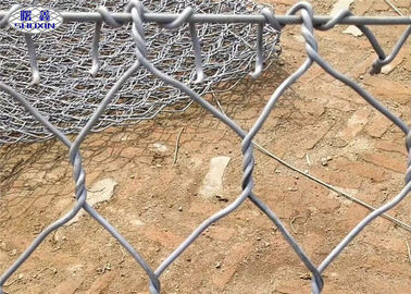 الزنك المغلفة نسج شبكة أسلاك الاحتفاظ الجدار لمشاريع المنحدر الخور