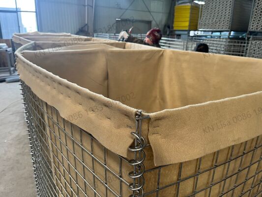 حائط الرمال المصنوع من الراتنج الحائط الدفاعي المقاوم للانفجار القفص الدفاع عن الفيضانات غابيون انفجار الحائط الجيوتيكستيل الحواجز