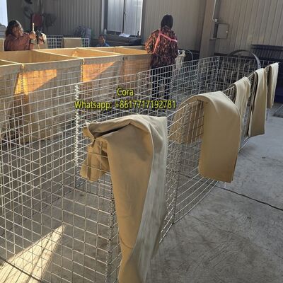 MIL1 الحواجز الدفاعية الثقيلة 1.37m المستخدمة في الصراع الروسي الأوكراني