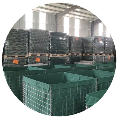 الحواجز العسكرية العادية الحارة المصقولة الحصن الدفاعي، حائط الرمل الدفاعي في نطاق إطلاق النار