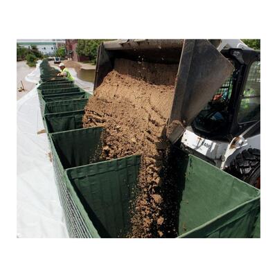 الحاجز العالي القوة أكياس الرمال الحاجز الدفاعي القلعة الحائط المملوء بالتراب