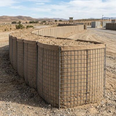 حواجز مملوءة بالرمل عالية الأمان لحماية المحيط