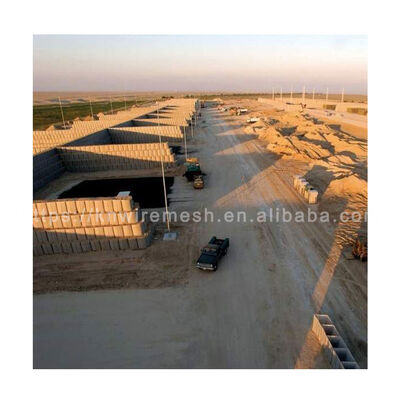 الحواجز المملوءة بالرمال لحام عميق 0.61x0.61x1.22m مخصصة لحماية النهر / الدفاع العسكري في غانا