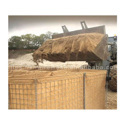 الحواجز العسكرية القياسية المشددة KN-3 الطائبة الدفاعية المملوءة بالرمل الحائط للحماية من القنابل