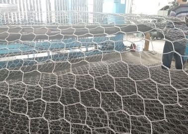 تراجع الساخنة المجلفن المنسوجة سداسي شبكة سلكية التراب سلة 2.0-4.0mm سلك Guage