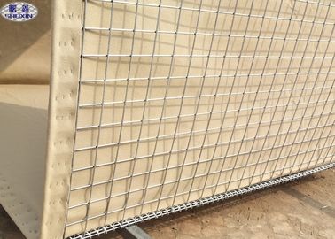 Mil1 - Mil10 Sand Filled Military Hesco الحواجز الملحومة Hesco حصن