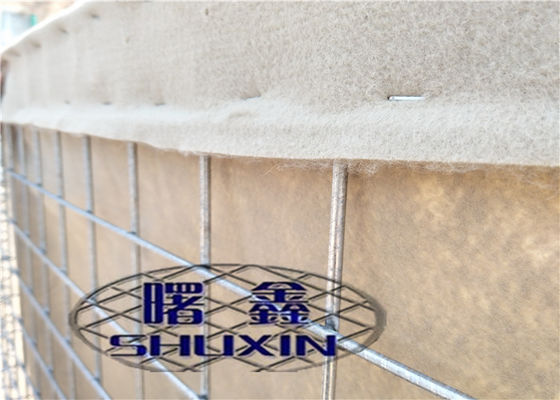 Mil 7 Flood Control Geotextile Fabric حاجز Hesco