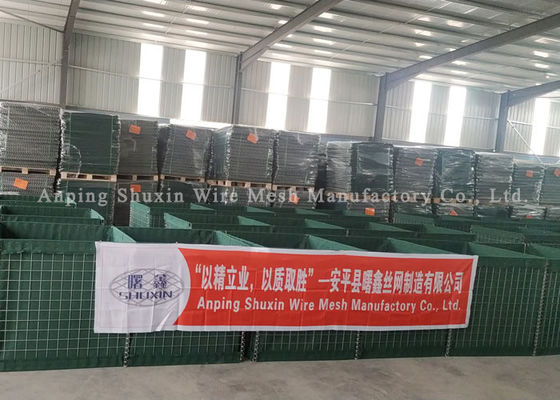 اللحام 5mm 75x75mm 300gsm الرمال المملوءة الحواجز في الأوراق المالية