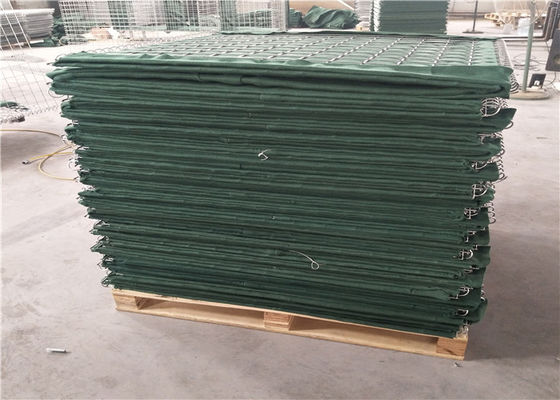 Mil 2 اللون الأخضر Geotextil حقيبة حاجز الرمل العسكرية القوية Hesco