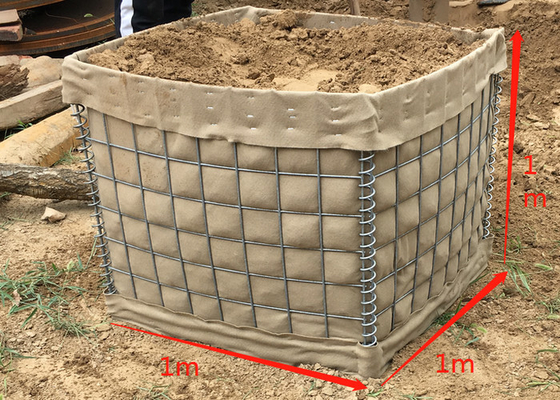 حماية الجيش Mil 10 حواجز Hesco العسكرية الفيضانات المحمولة